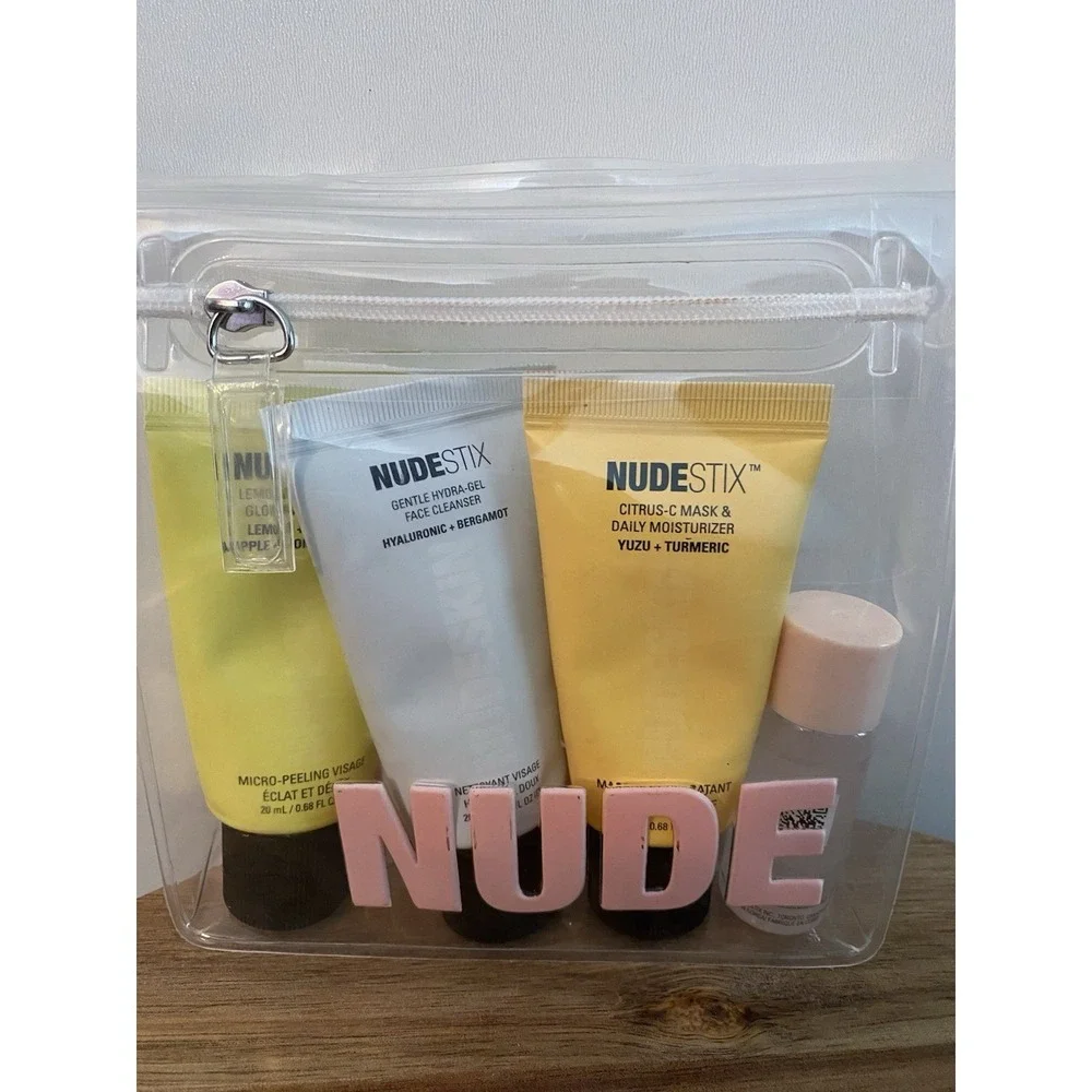 NUDESKIN 3-Step Citrus Renew Set Mini Set Travel New Sealed